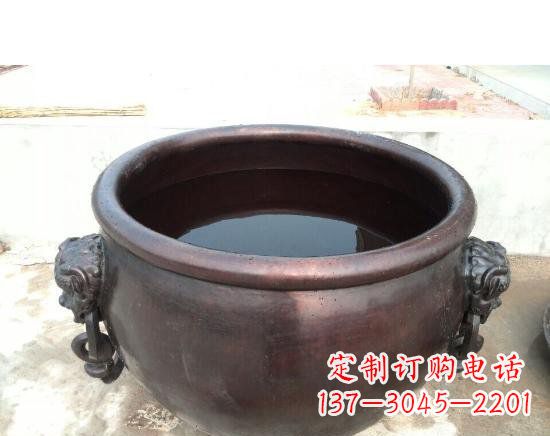 湖北水缸寺庙铜雕