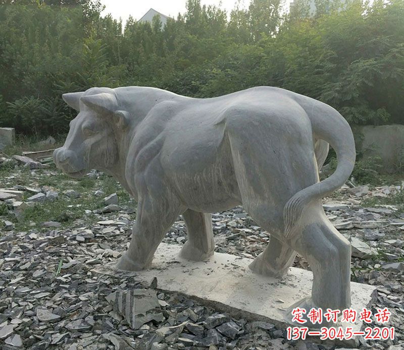 湖北水牛雕公园动物雕塑