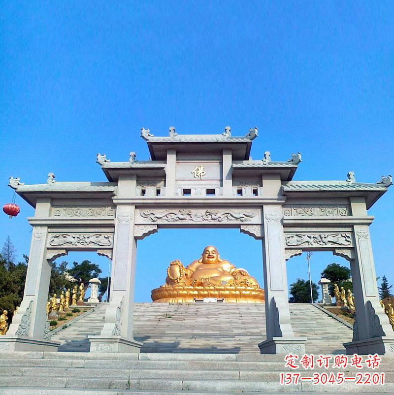 湖北寺庙石雕牌坊