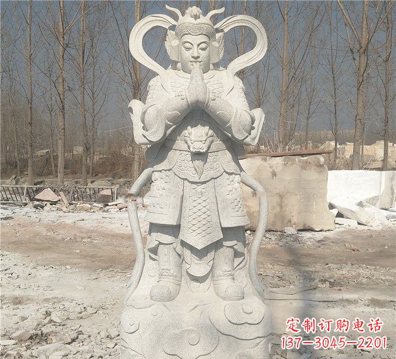 湖北寺庙韦陀菩萨雕塑