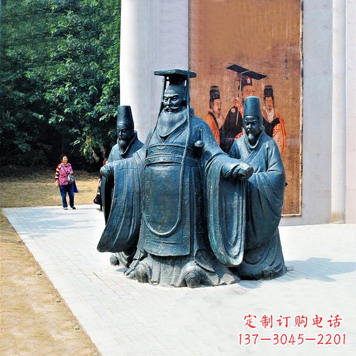 湖北隋文帝杨坚景观雕塑