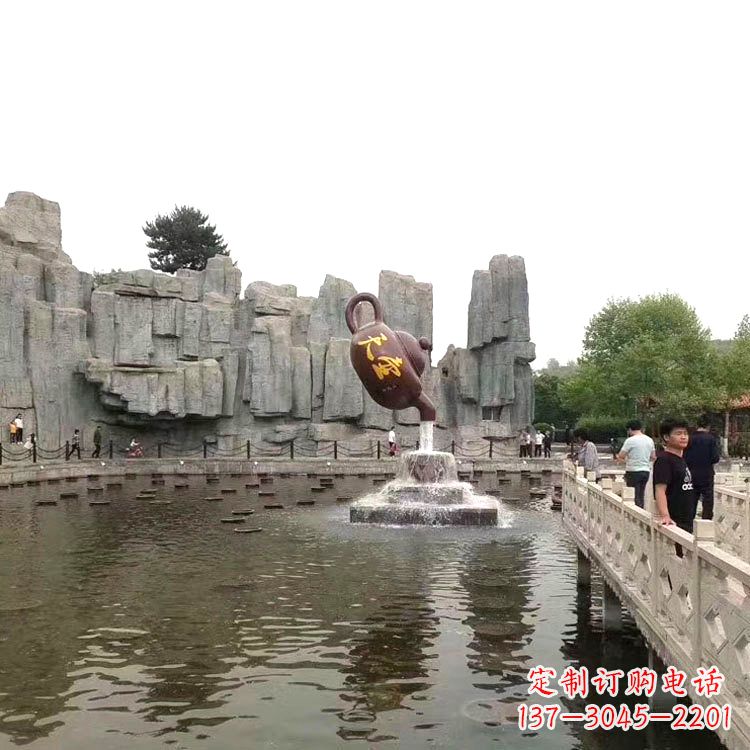 湖北天壶流水喷泉