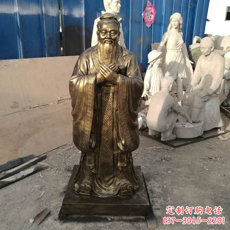 湖北同济大学孔子雕塑