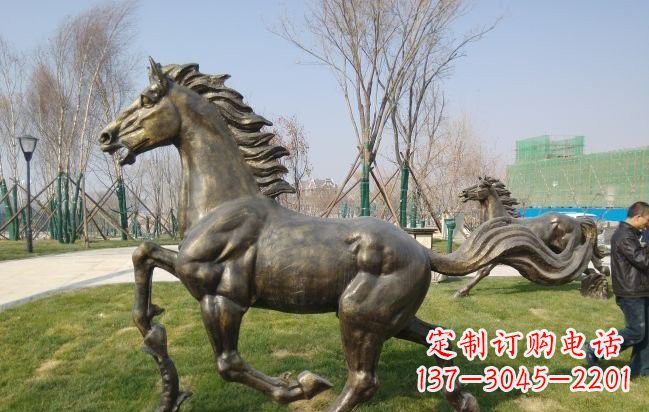 湖北铜雕奔马