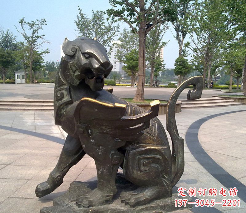 湖北铜雕抽象十二生肖