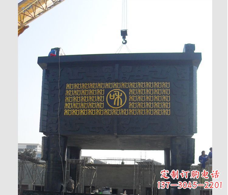湖北铜雕大型鼎盛香炉