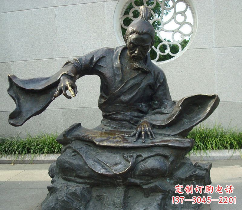 湖北铜雕弹钢琴