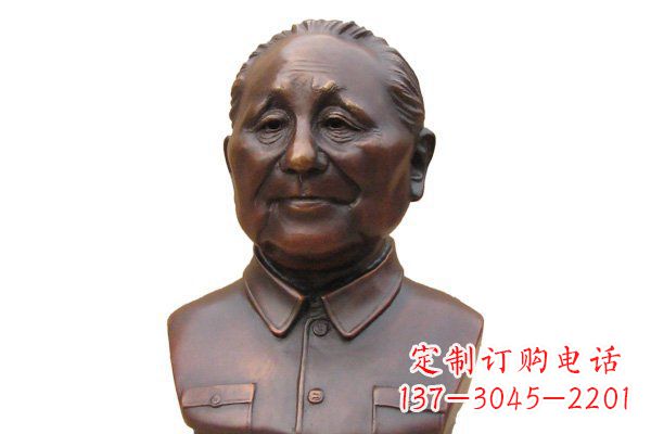 湖北铜雕邓小平头像