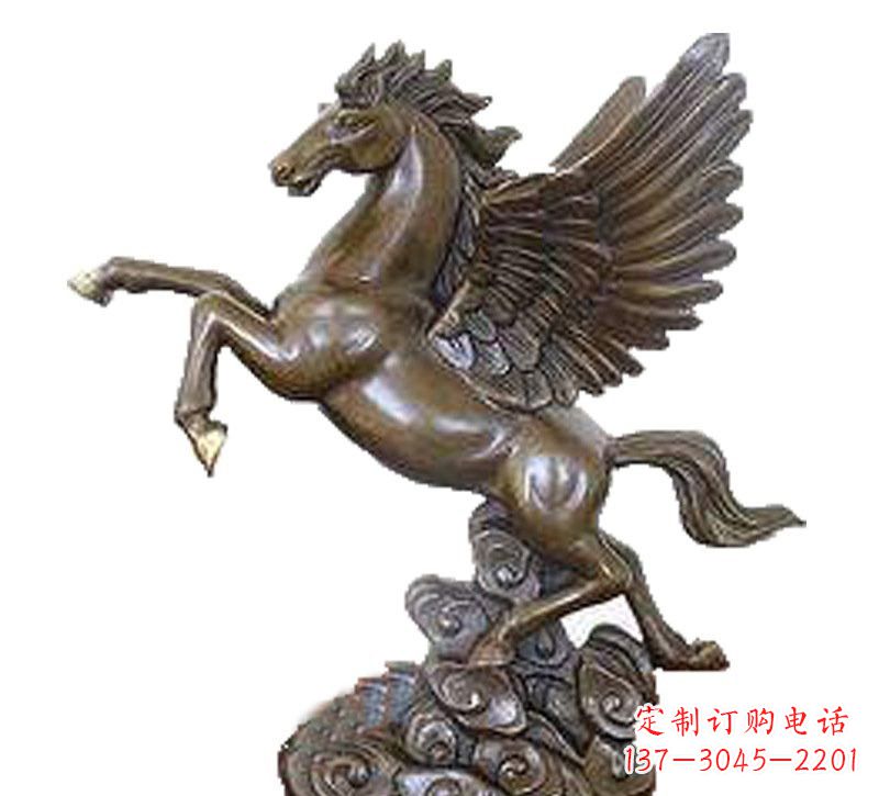 湖北铜雕飞黄腾达飞马