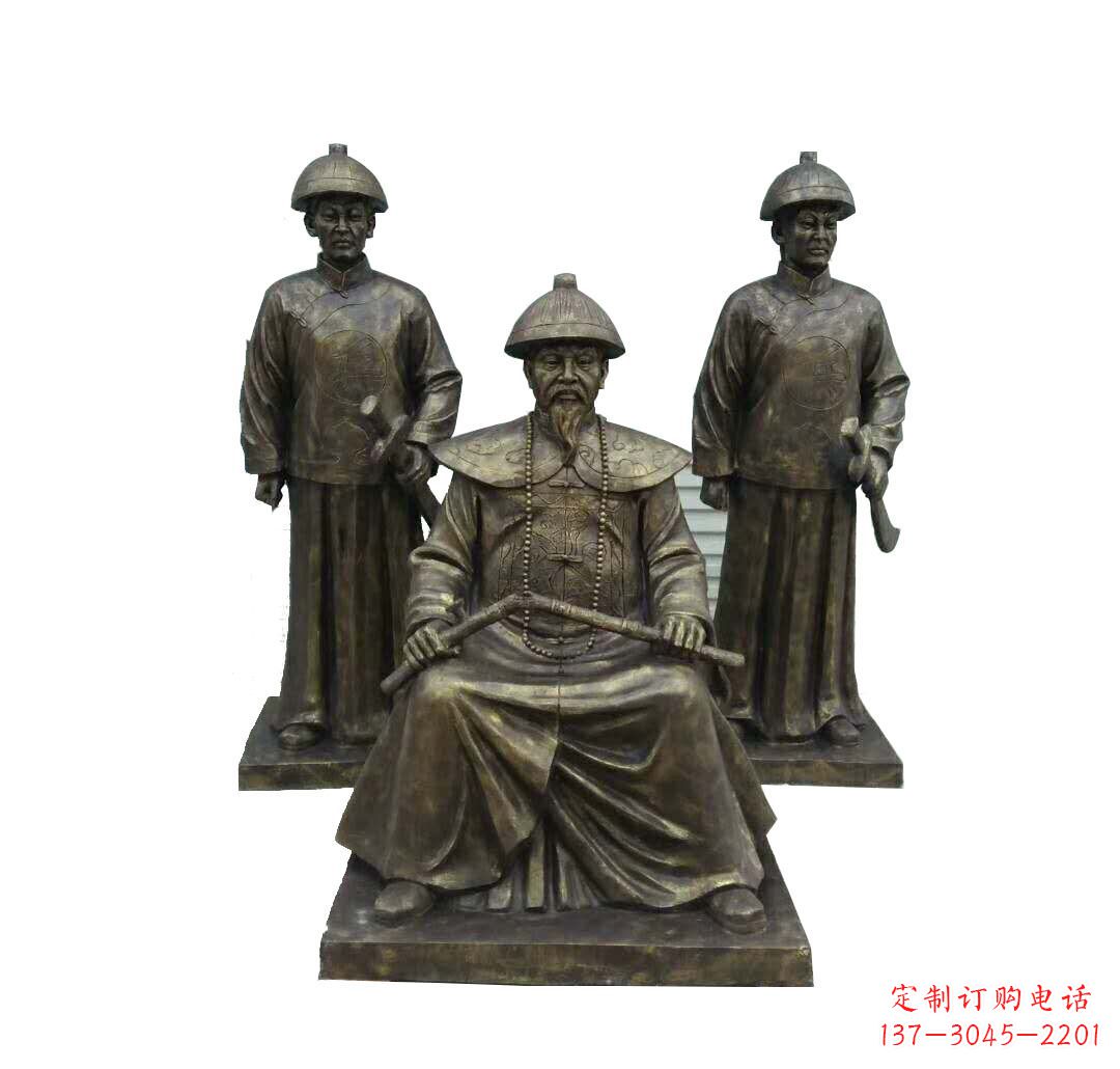 湖北铜雕古代名人林则徐