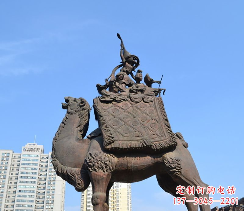 湖北铜雕骆驼