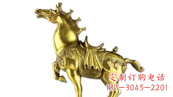 湖北铜雕马公园动物雕塑