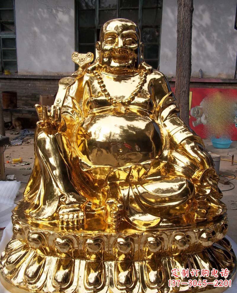 湖北铜雕弥勒佛