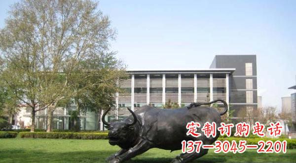 湖北铜雕牛公园动物雕塑 (2)