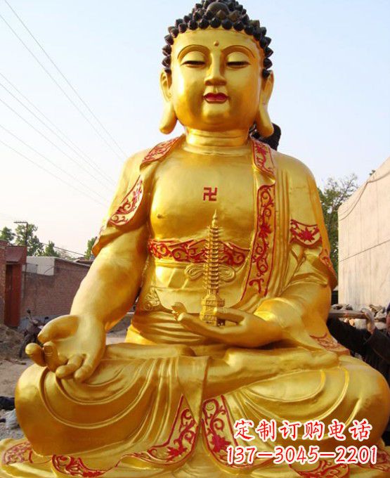 湖北铜雕如来