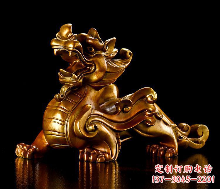 湖北铜雕瑞兽貔貅