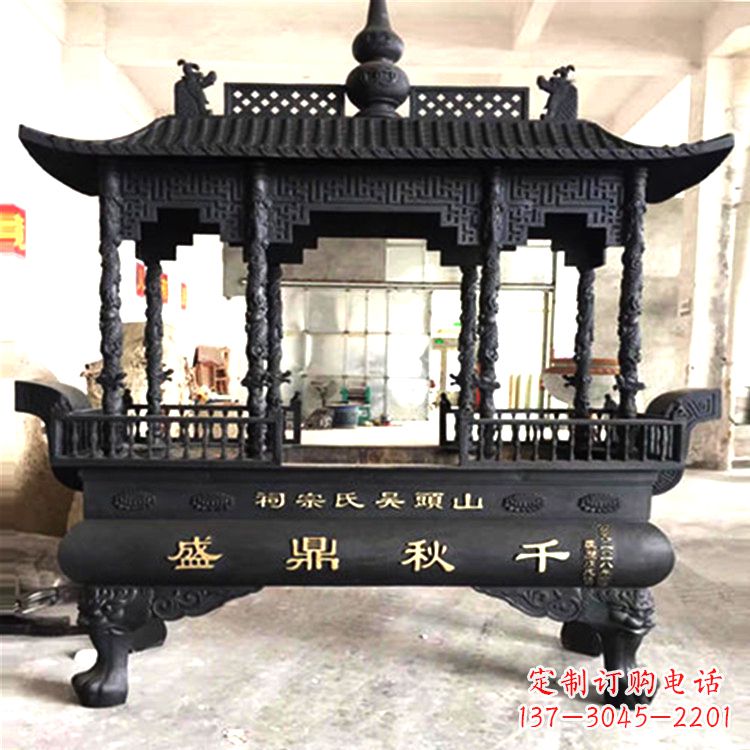 湖北铜雕香炉