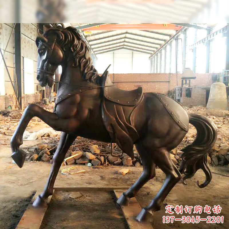 湖北铜雕战马