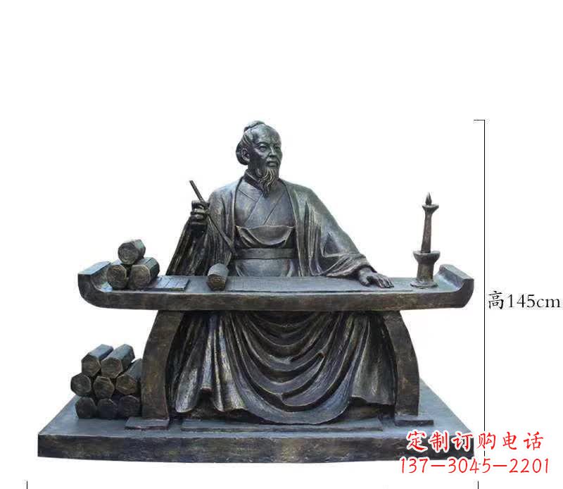 湖北铜雕张仲景人物