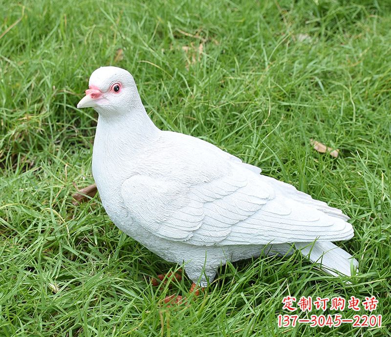 湖北潍坊和平鸽雕塑女孩
