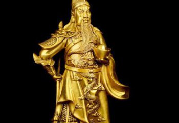 湖北关公铜雕，传承古典传统