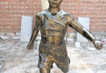 湖北精美的儿童铜雕，传承美好的价值观