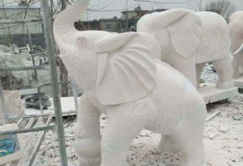 湖北企业景观招财大象雕塑