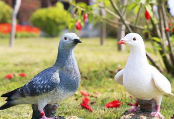 湖北秦皇岛和平鸽雕塑：表达和平与友谊的象征