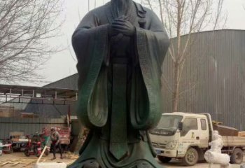 湖北青铜孔子雕塑，传承中华优秀文化