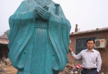 湖北来自中国历史的经典孔子雕塑