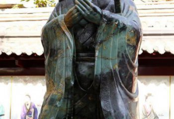 湖北青铜孔子行教像，把智慧和精神传承