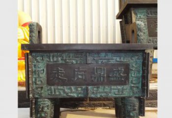 湖北青铜香炉雕塑，传承中国文化