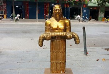 湖北昆仑山神农雕塑像，传承古老艺术