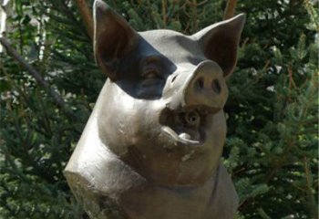 湖北十二生肖猪首铜雕，让你敬佩万年历史的艺术精髓