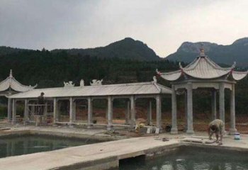 湖北多功能石雕长廊雕塑