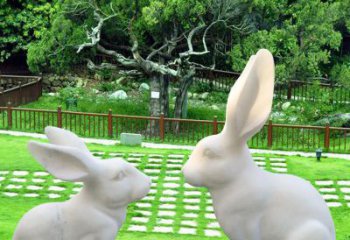 湖北中领雕塑定制独特的兔子雕塑