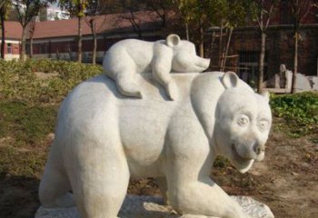 湖北狗熊雕塑景观，给你一个精美园林