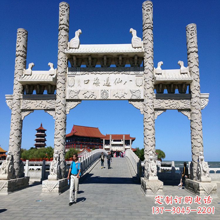 湖北无楼三门石牌坊