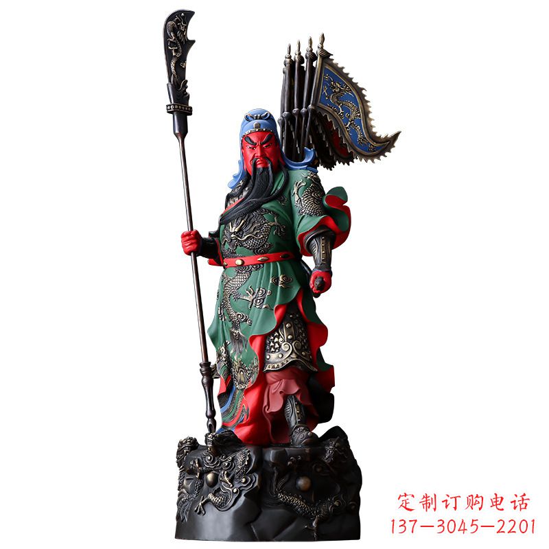 湖北武财神关二爷雕塑