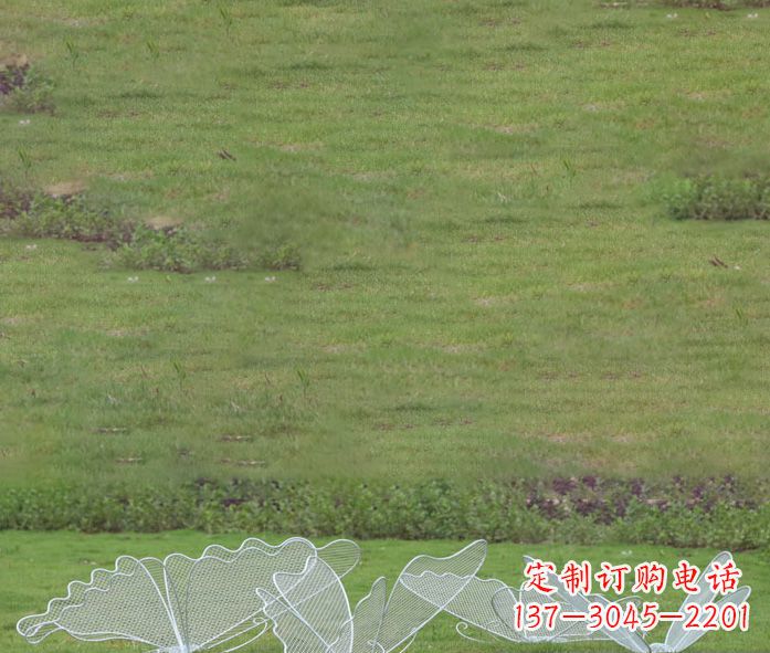 湖北小区镂空蝴蝶不锈钢摆件雕塑