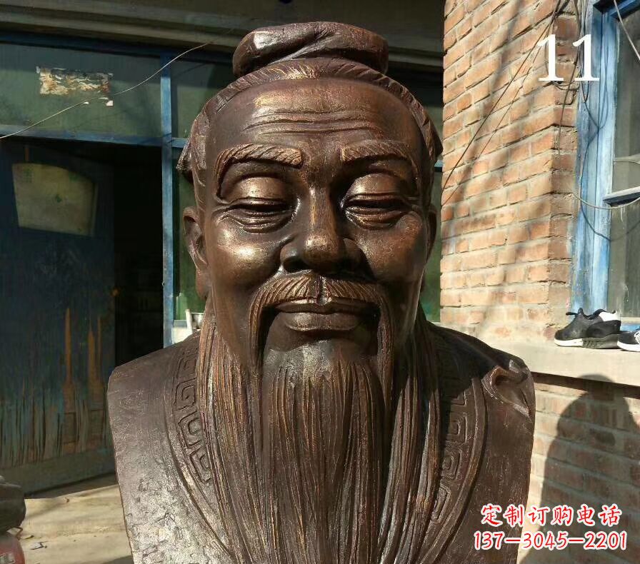 湖北校园名人铜雕 人物雕塑