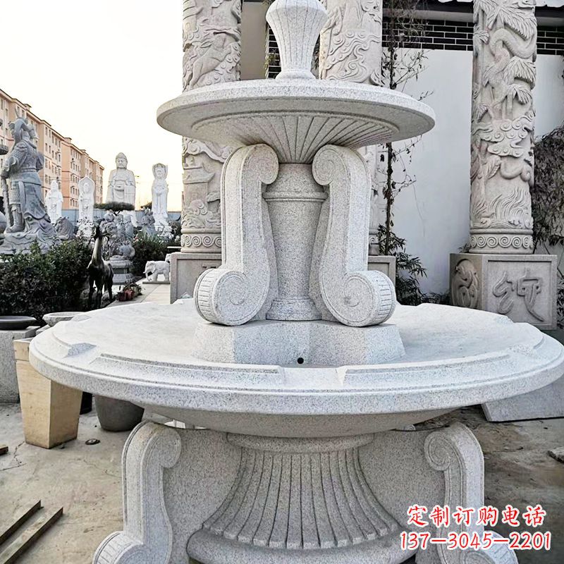 湖北许愿池喷泉 石雕