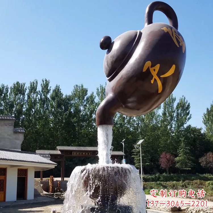 湖北悬空天壶流水喷泉