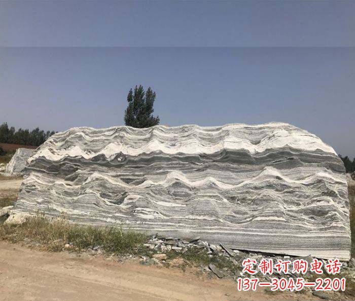 湖北雪浪石假山公园景观石雕