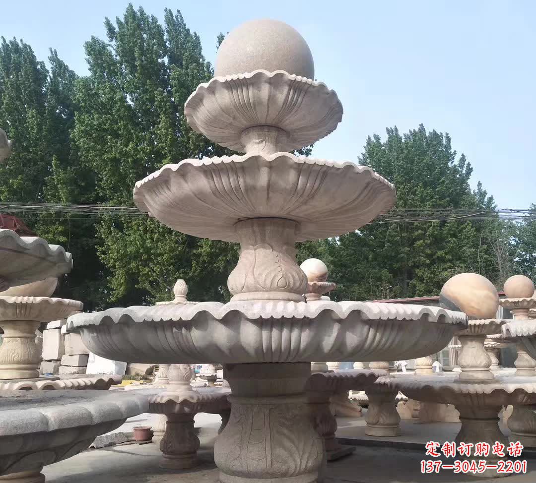 湖北音乐风水球石雕