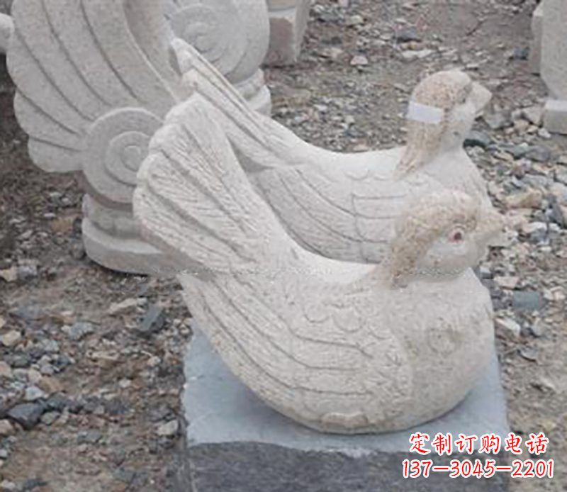 湖北鸳鸯石雕