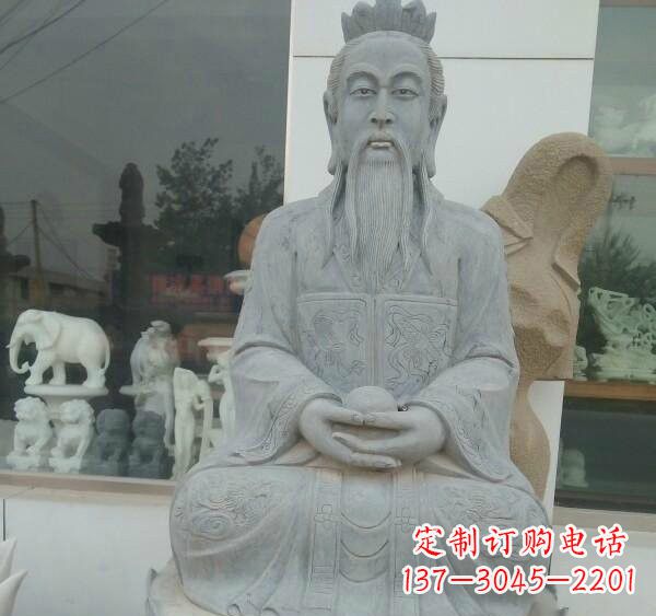 湖北元始天尊神像石雕