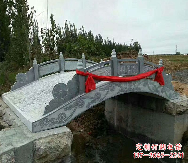 湖北园林仿古石拱桥景观雕塑