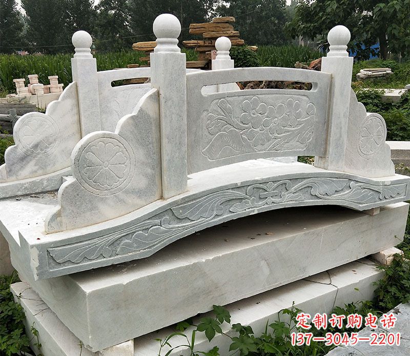 湖北园林仿古石拱桥景观石雕