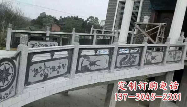 湖北园林仿古石栏板景观石雕 (10)